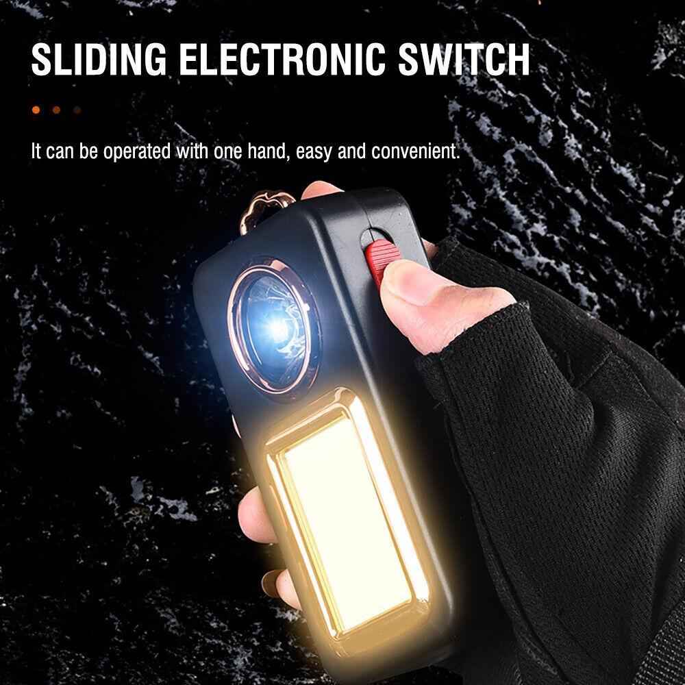 Solar Rechargeable Camping Lantern – Dual LED + COB Light Modes