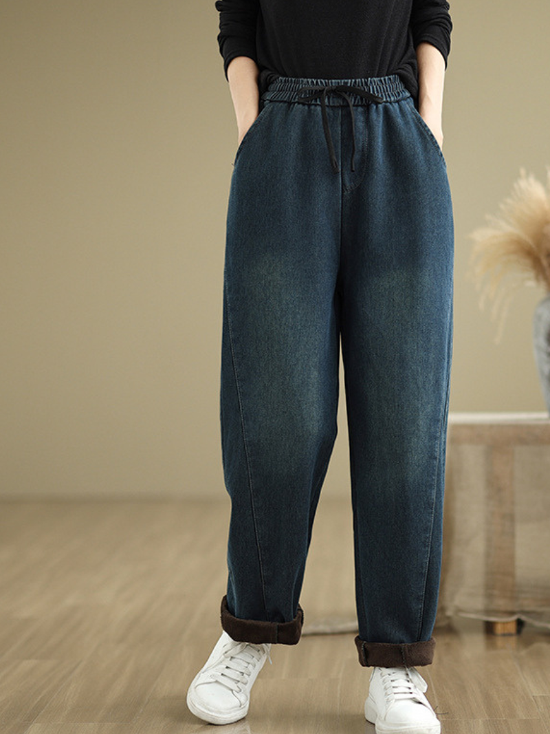 Women’s Relaxed&Soft Elastic-Waist Pant Style Bottom