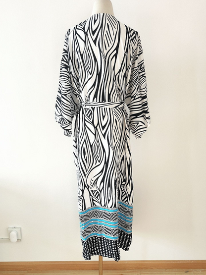 Dream Girl Women's Cotton Cardigan Style Kimono Jacket