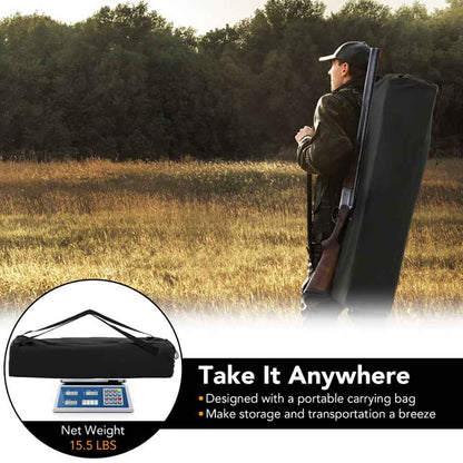 360 Degrees One Way See Through Ground Hunting Blind For Deer And Turkey Hunting