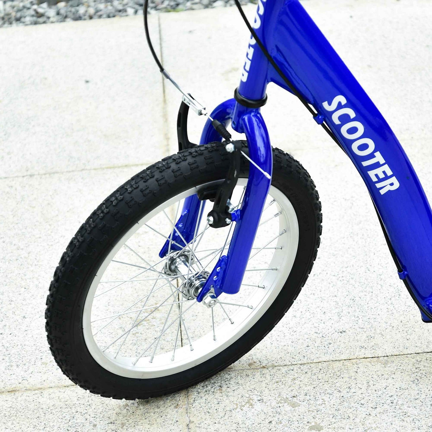 Kids Kick Scooter | Adjustable Handlebar, Dual Brakes & Inflatable Wheels | Ages 5+