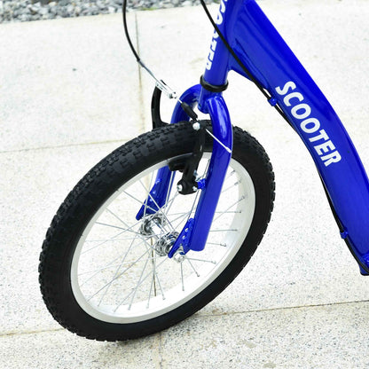 Kids Kick Scooter | Adjustable Handlebar, Dual Brakes & Inflatable Wheels | Ages 5+