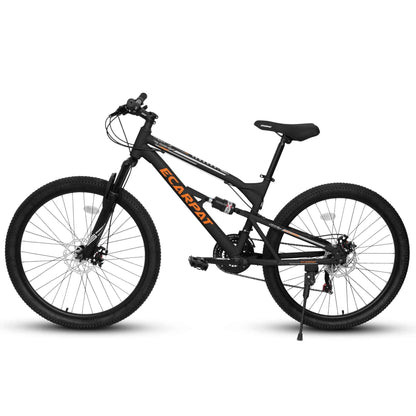 26" Adult Mountain Bike | 21-Speed, Dual Disc Brakes & Dual Shock Absorption