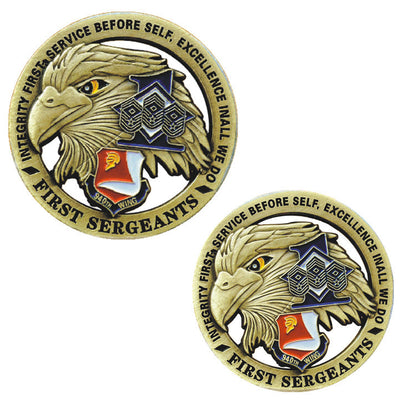 Challenge Hollow Eagle Head Insignia Coin