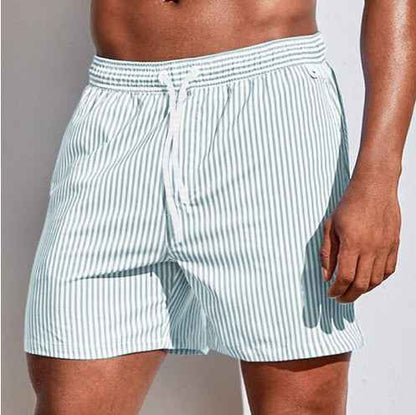 Men's 3D Striped Print Shorts – Casual Summer Sports Shorts