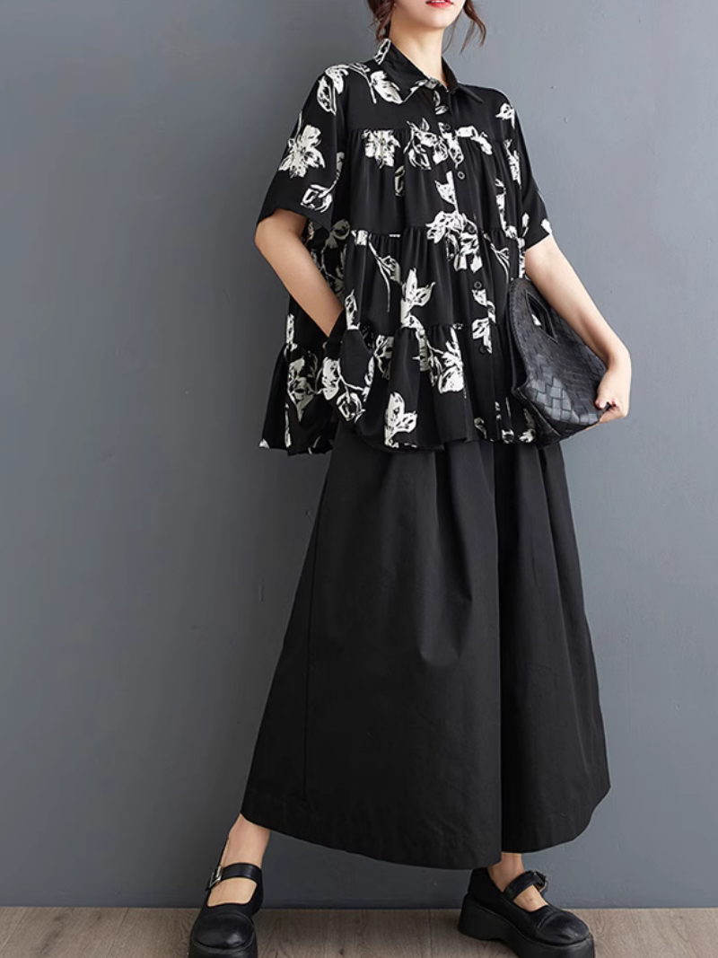 Stylish Women's Casual Button Up Shirt | Eva trends