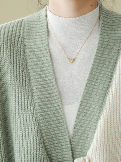 Women's Casual Comfy Open-Front Loose Cardigan