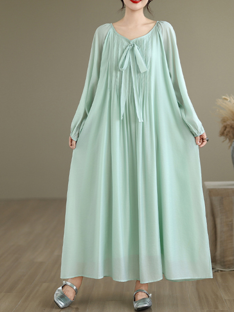 Elegant Flowy Loose A-Line Summer Dress for Women | Eva Trends