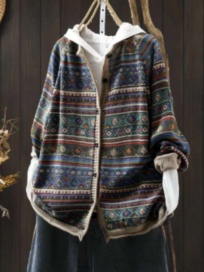 Women's Fashionable Daily Look Crew Neck Buttons Sweater