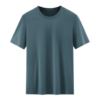 Men's Breathable Mesh-Texture Patchwork T-Shirt
