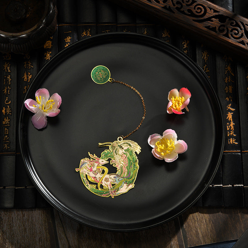 Chinese Style Flower God Classical Bookmark Teachers' Day Color Gift