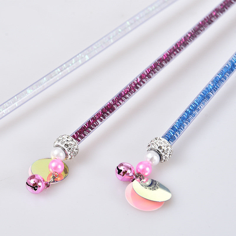 Cat Toy Fairy Wand Tricolor Bell Tassel