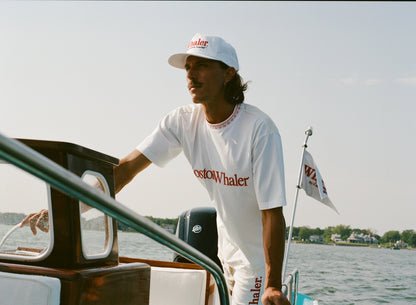 'Boston Whaler: Unsinkable Legend' 5-Panel Souvenir Cap (White)