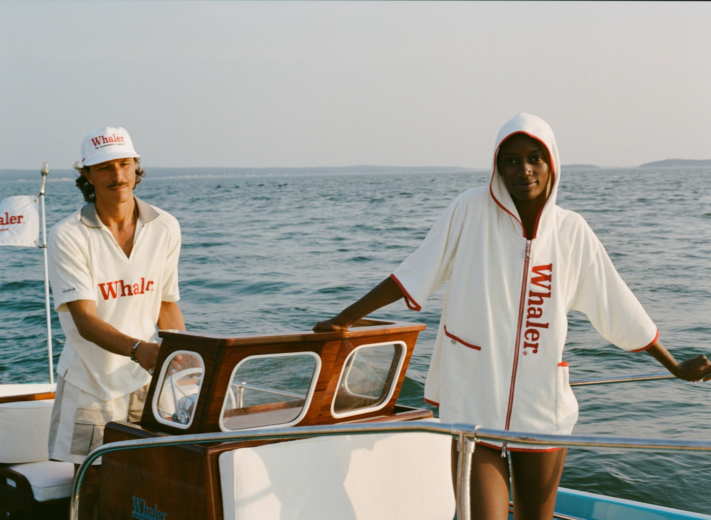 'Boston Whaler' Raglan Terry Polo