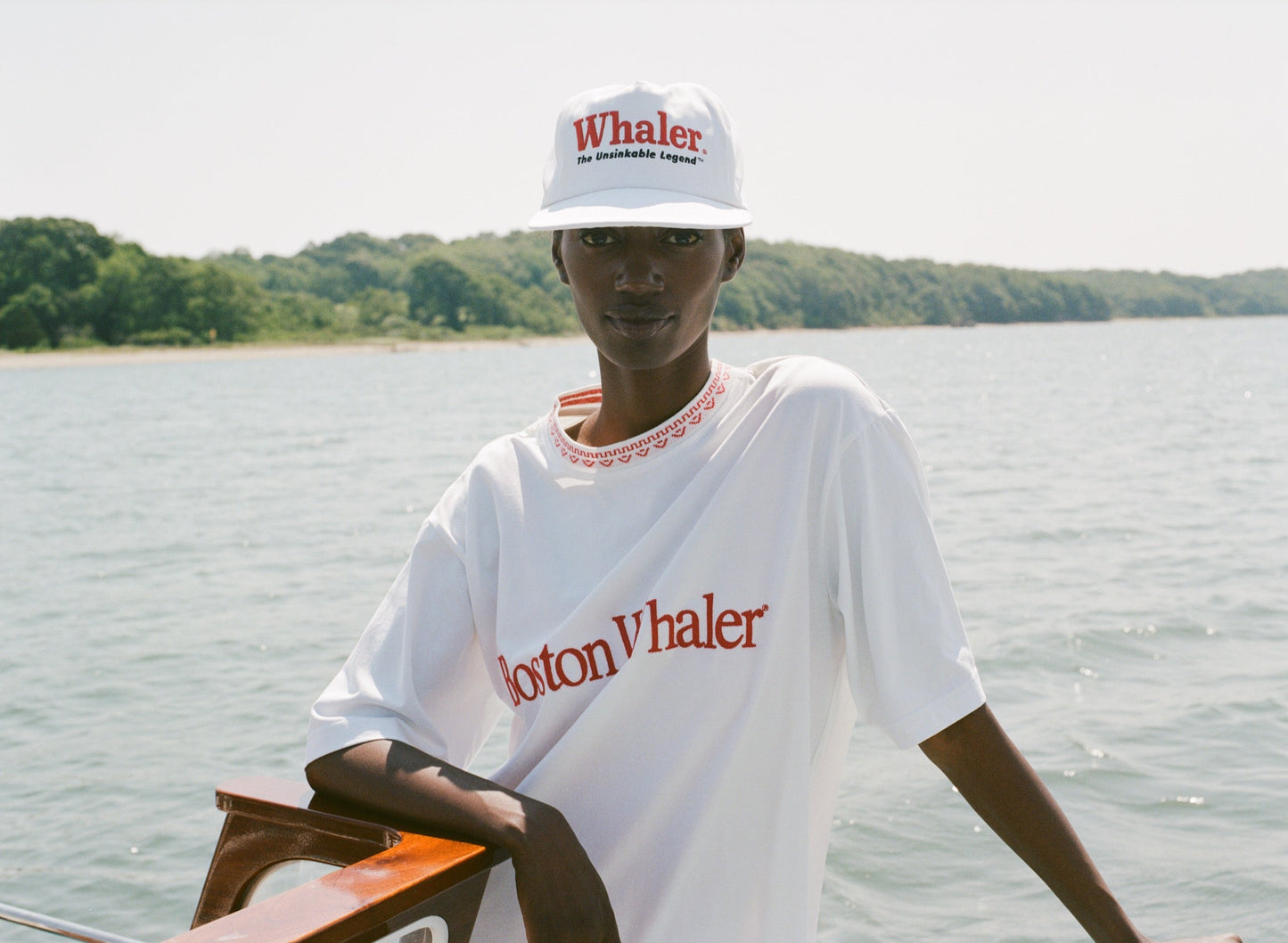 'Boston Whaler: Unsinkable Legend' 5-Panel Souvenir Cap (White)