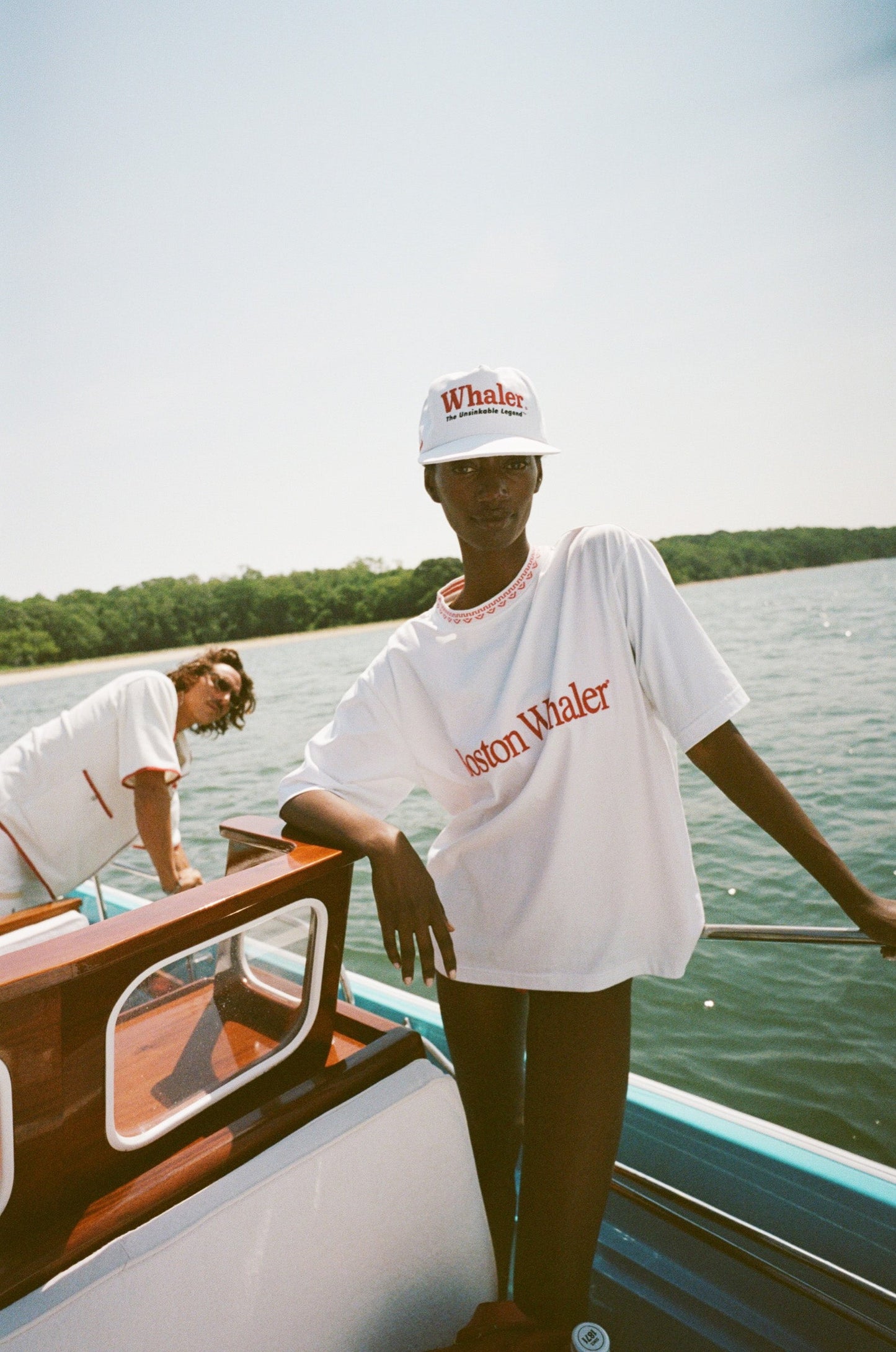 'Boston Whaler: Unsinkable Legend' 5-Panel Souvenir Cap (White)