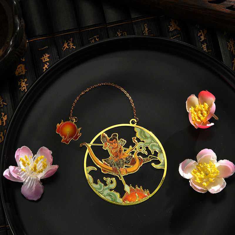 Chinese Style Flower God Classical Bookmark Teachers' Day Color Gift