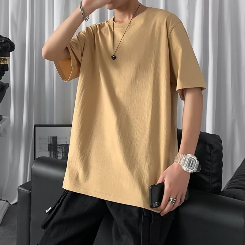 Men's Drop-Shoulder Relaxed Fit T-Shirt – 16 Colors
