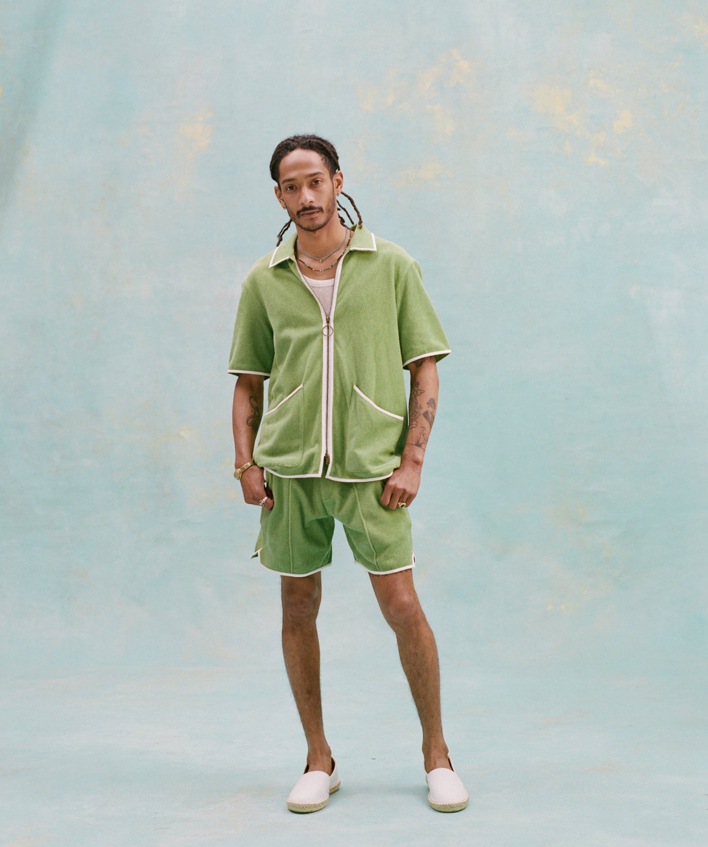 'Standard Issue' Cabana Shorts (Green)
