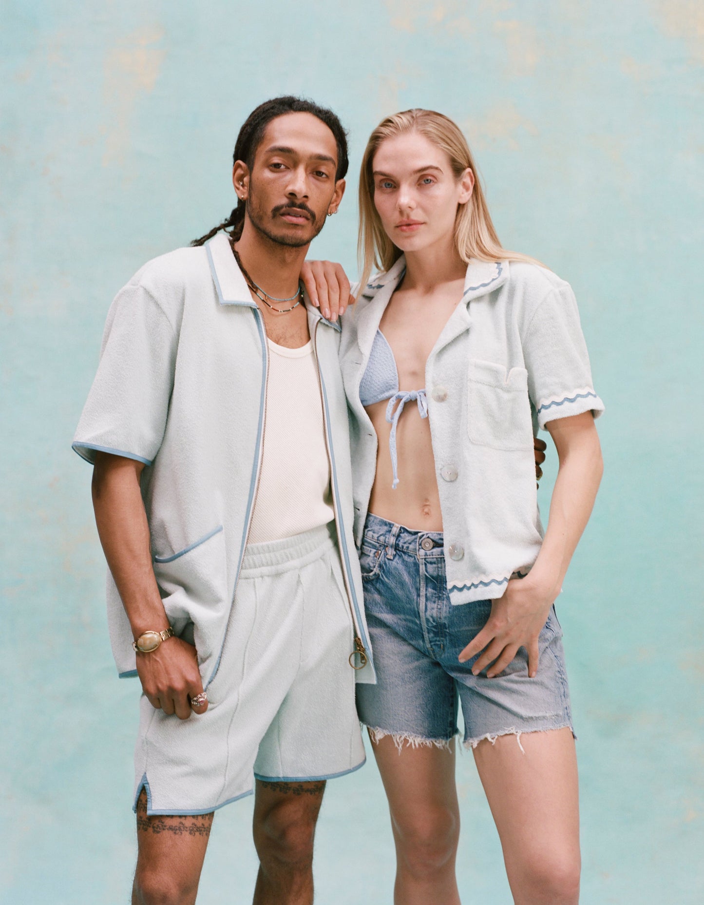 'Standard Issue' Cabana Shorts (Sky Blue)