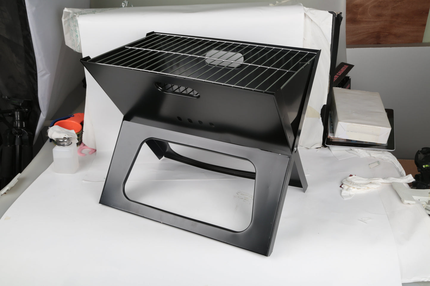 Foldable Portable Charcoal BBQ Grill – 170 sq in Cooking Surface