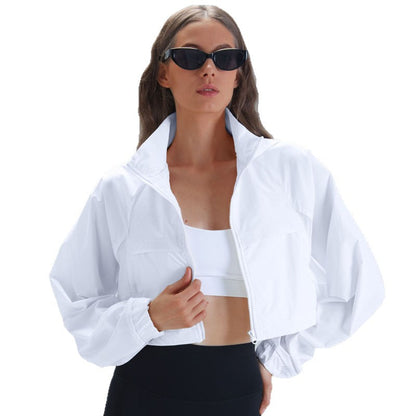 Women's Slim-Fit Outdoor Running Jacket – Lightweight Active Jacket