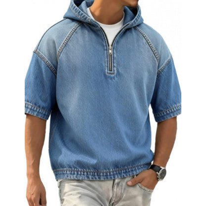 Men's Half-Zip Sports Hoodie