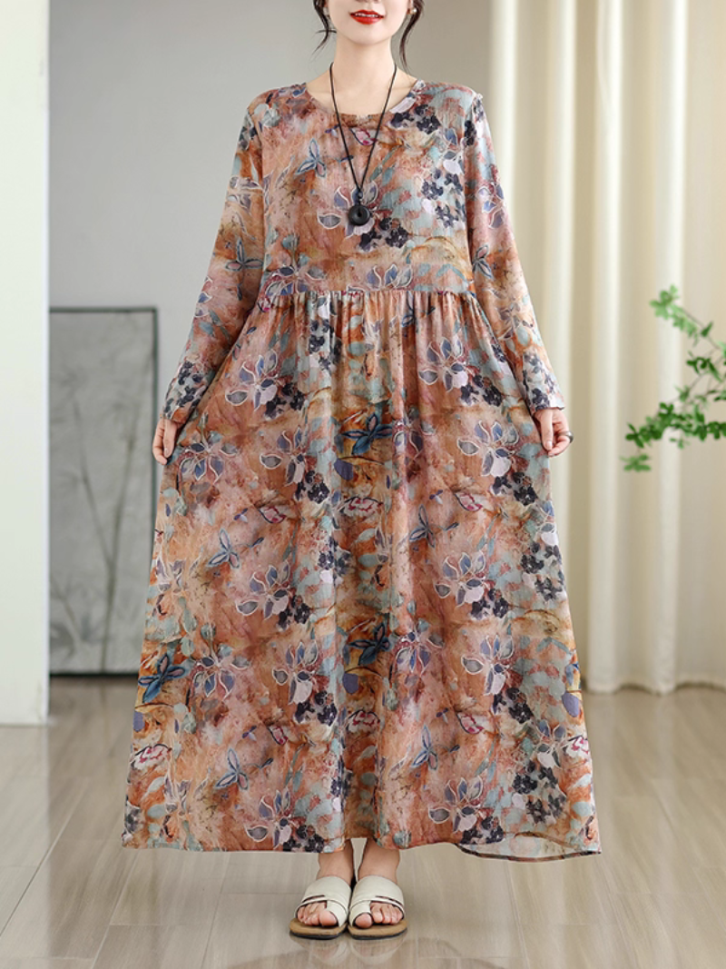 Trendy Women's Summer Printed Smock Dress | Eva Trends