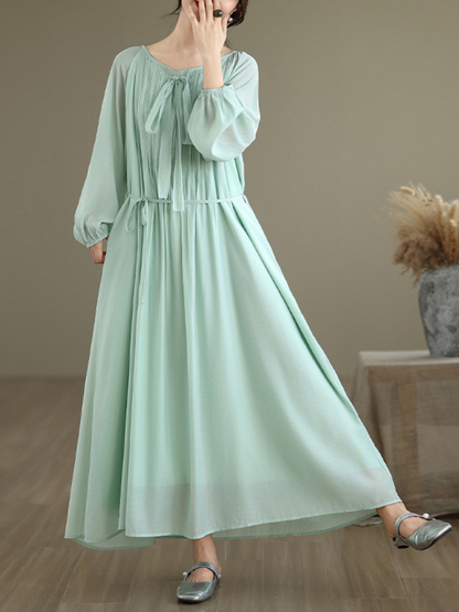 Elegant Flowy Loose A-Line Summer Dress for Women | Eva Trends