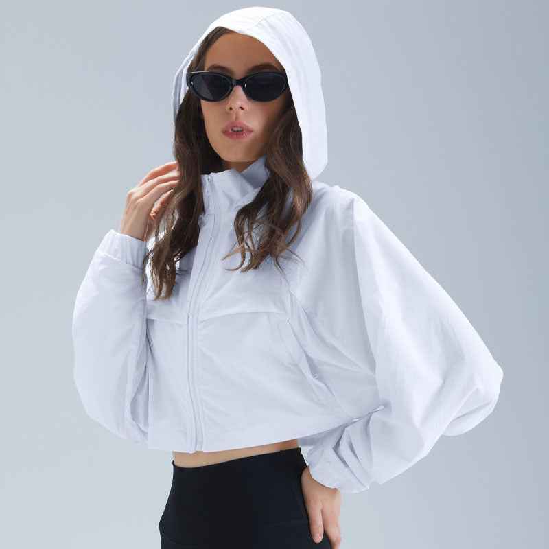 Women's Slim-Fit Outdoor Running Jacket – Lightweight Active Jacket