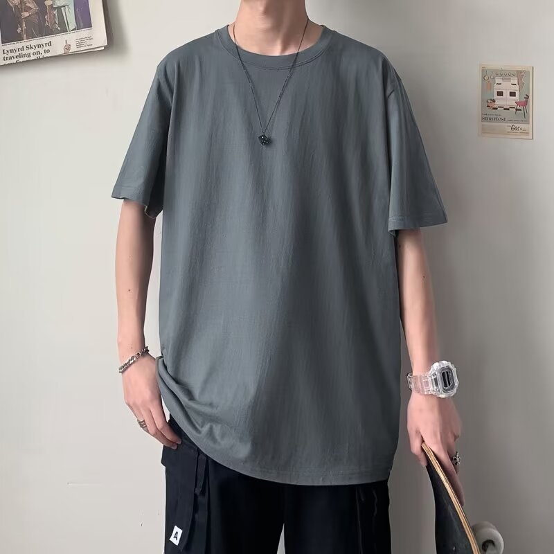 Men's Drop-Shoulder Relaxed Fit T-Shirt – 16 Colors