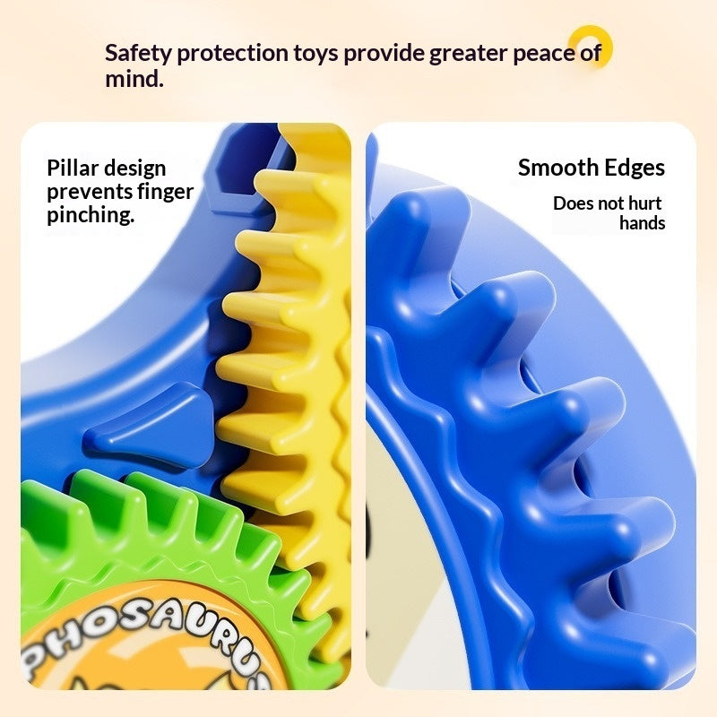 Children's Electric Building Blocks Variable Gear Rotating Assembly Puzzle Toy