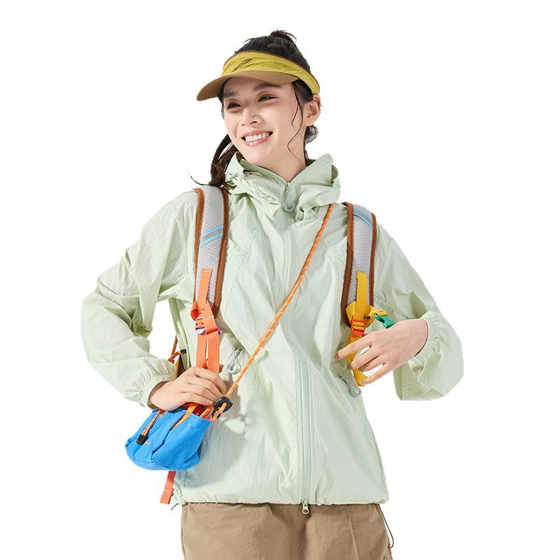 Unisex UV Protection Hooded Nylon Jacket – 10 Colors