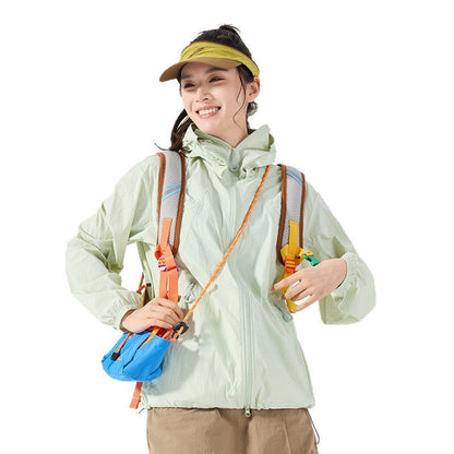 Unisex UV Protection Hooded Nylon Jacket – 10 Colors