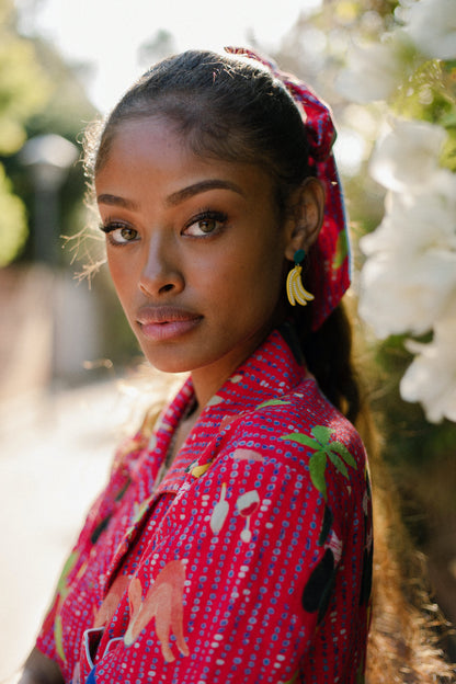 Ana Leovy x Tombolo ~ Crop Cut (Red)
