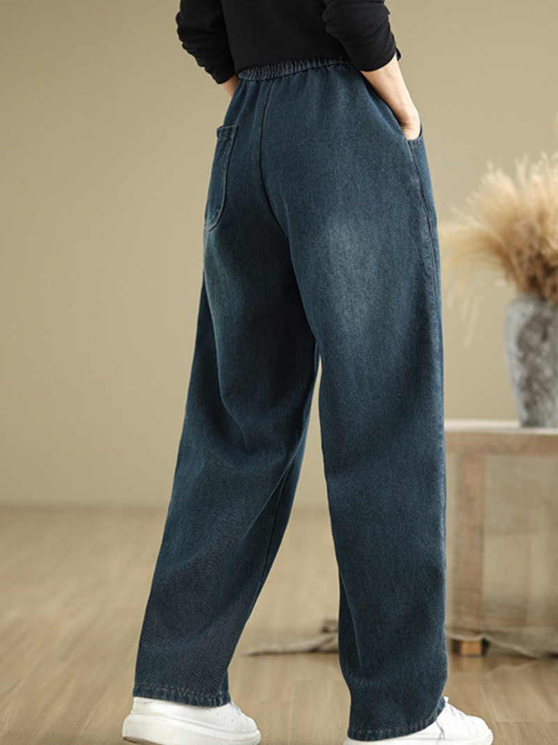 Women’s Relaxed&Soft Elastic-Waist Pant Style Bottom
