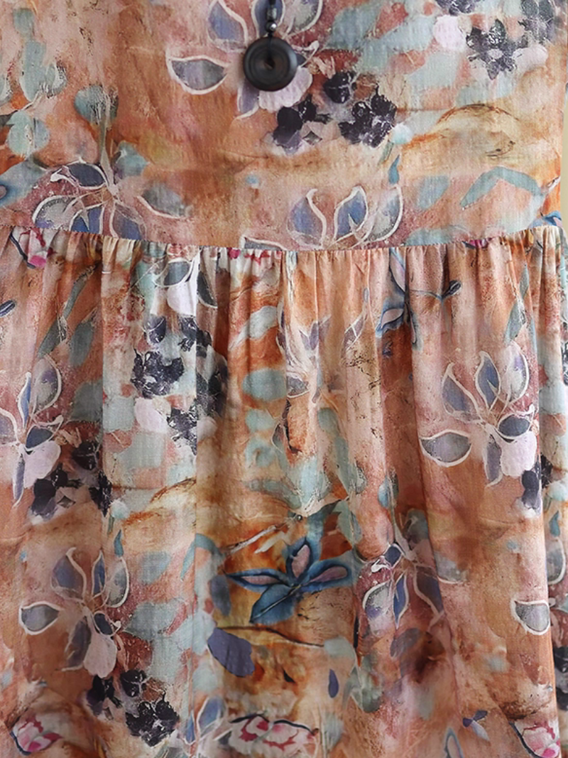 Trendy Women's Summer Printed Smock Dress | Eva Trends