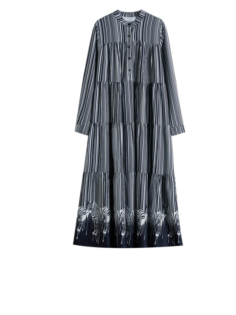 Elegant Women's Striped Maxi Dress | Eva Trends