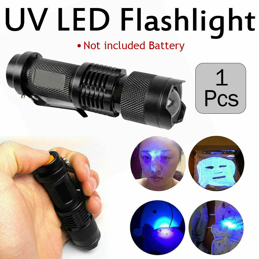 2-Pack UV Blacklight Flashlight – Ultraviolet LED Torch for Pet Stains & Scorpions