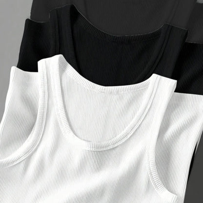 Men's Slim Fit Cotton Tank Top 3-Pack