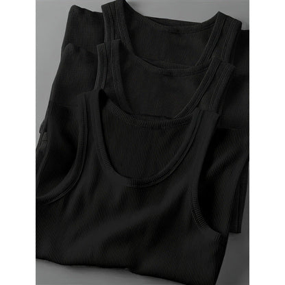 Men's Slim Fit Cotton Tank Top 3-Pack