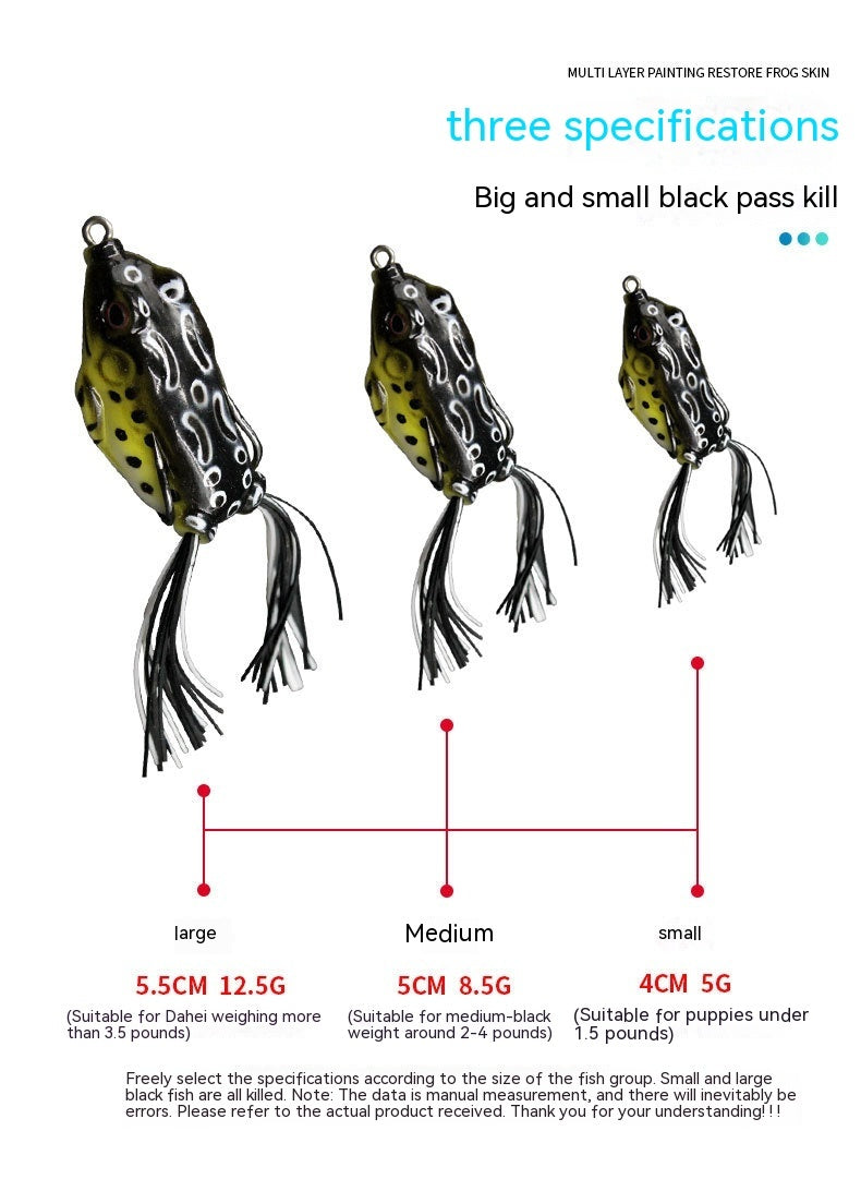 Thunder Frog Topwater Fishing Lure – Hollow Body Frog Bait