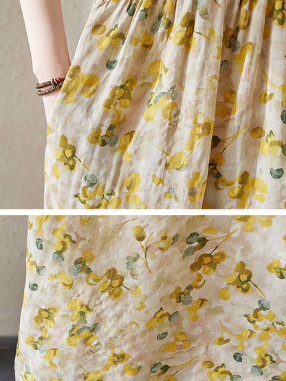 Sunlit Weekend Maxi Dress — Relaxed, Flattering Cotton Linen Comfort Style