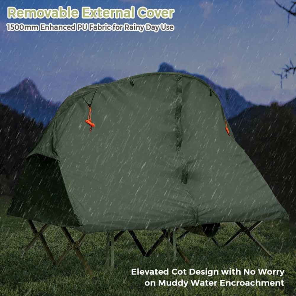 2-Person Camping Tent with Rainfly – Waterproof Outdoor Tent