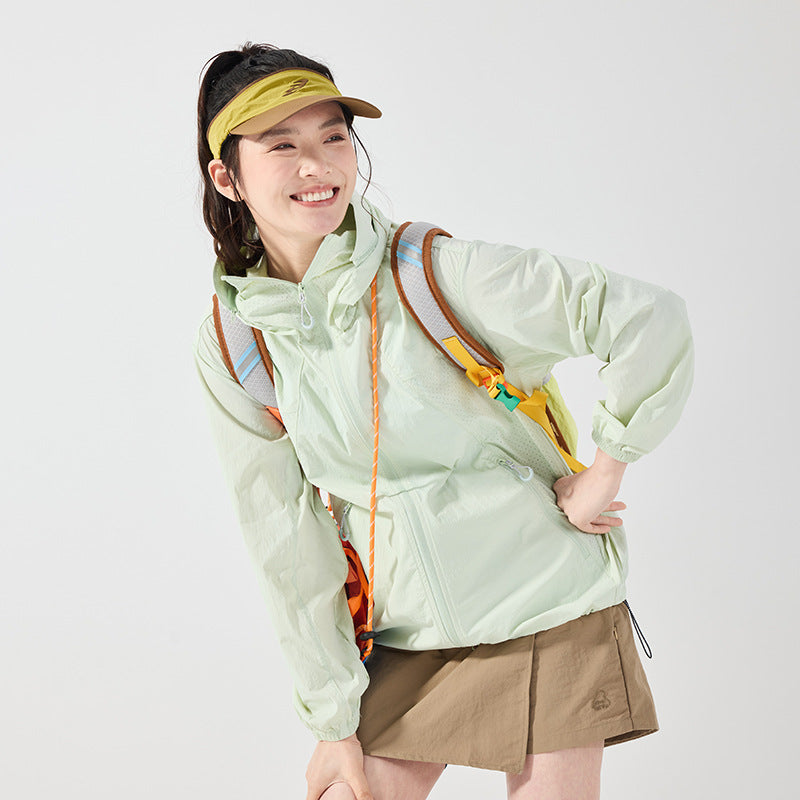 Unisex UV Protection Hooded Nylon Jacket – 10 Colors