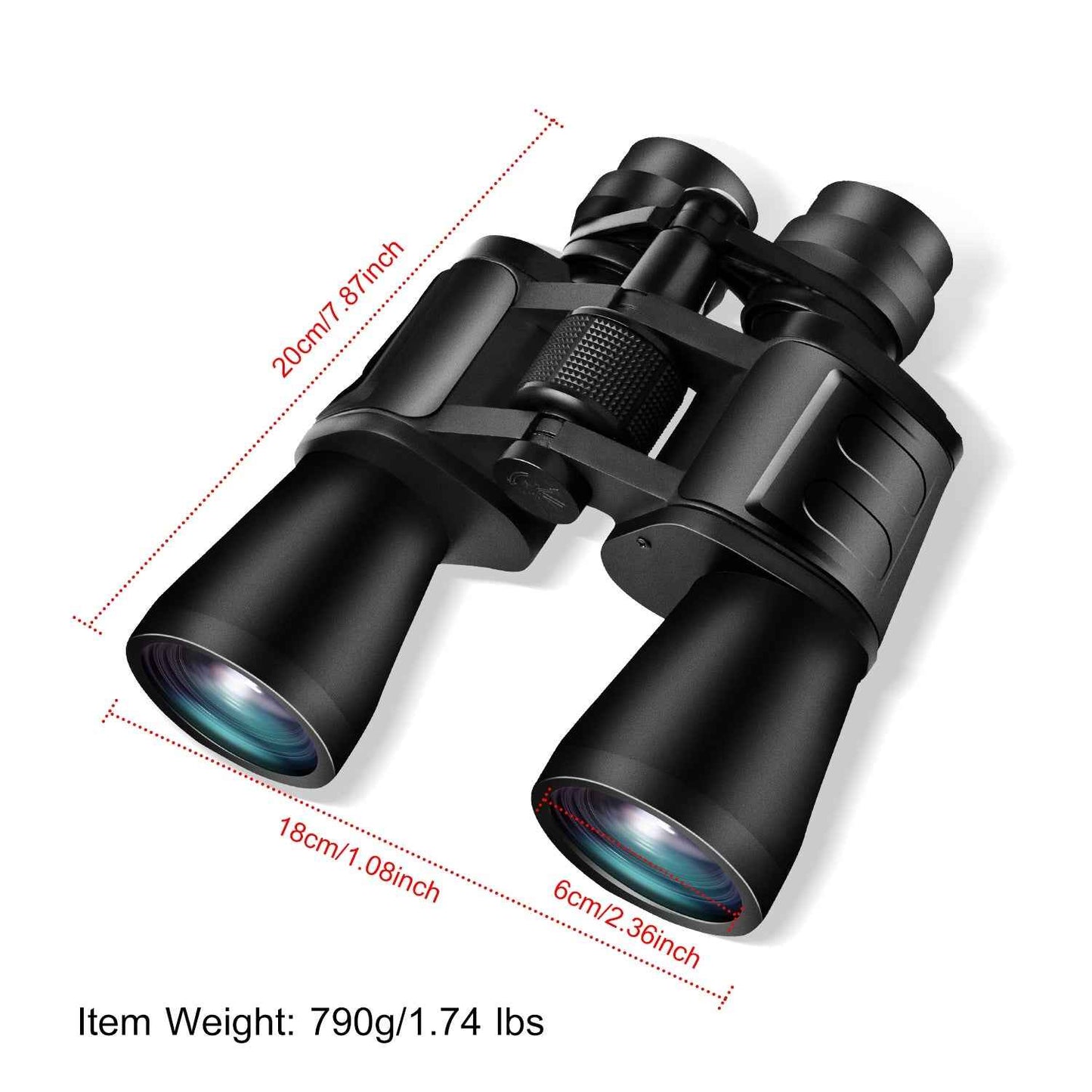 8-24x50 Zoom Binoculars – BAK-4 Prism, FMC Aspherical Lenses, Low-Light & Tripod Ready
