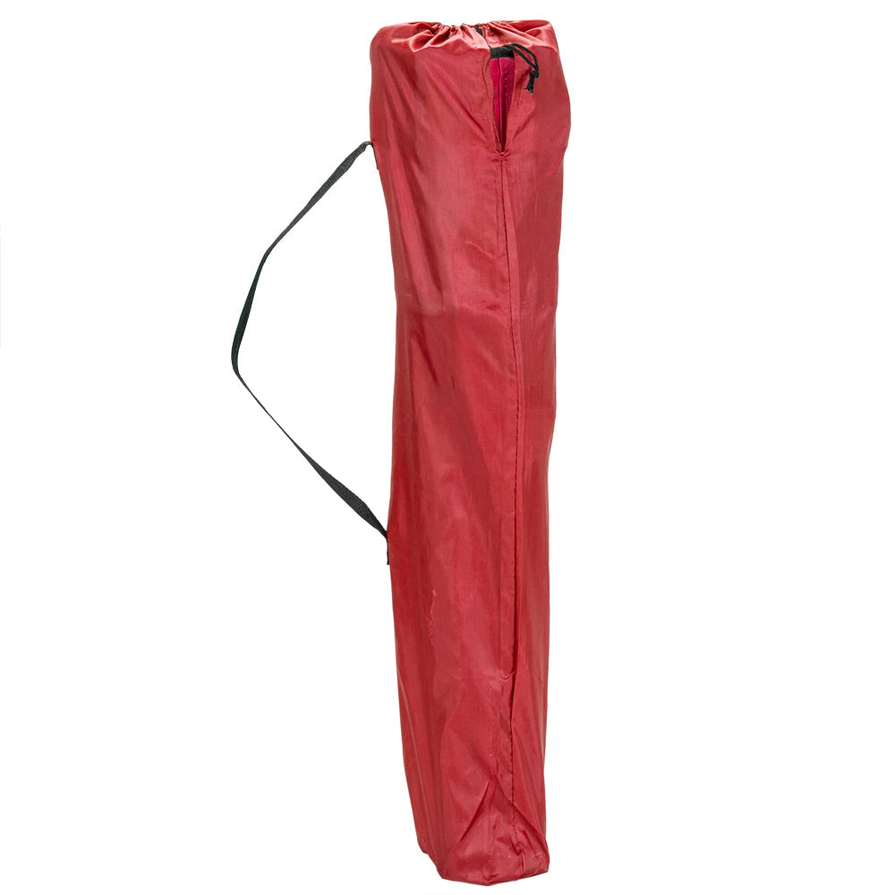 Foldable Camping Chair with Carry Bag – Red, Supports 230 lbs