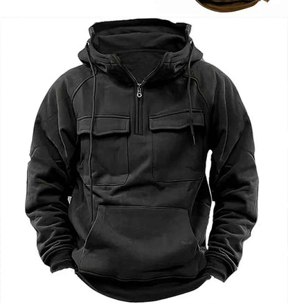 Men's Zip-Up Hoodie Sweatshirt – Casual Everyday Hoodie