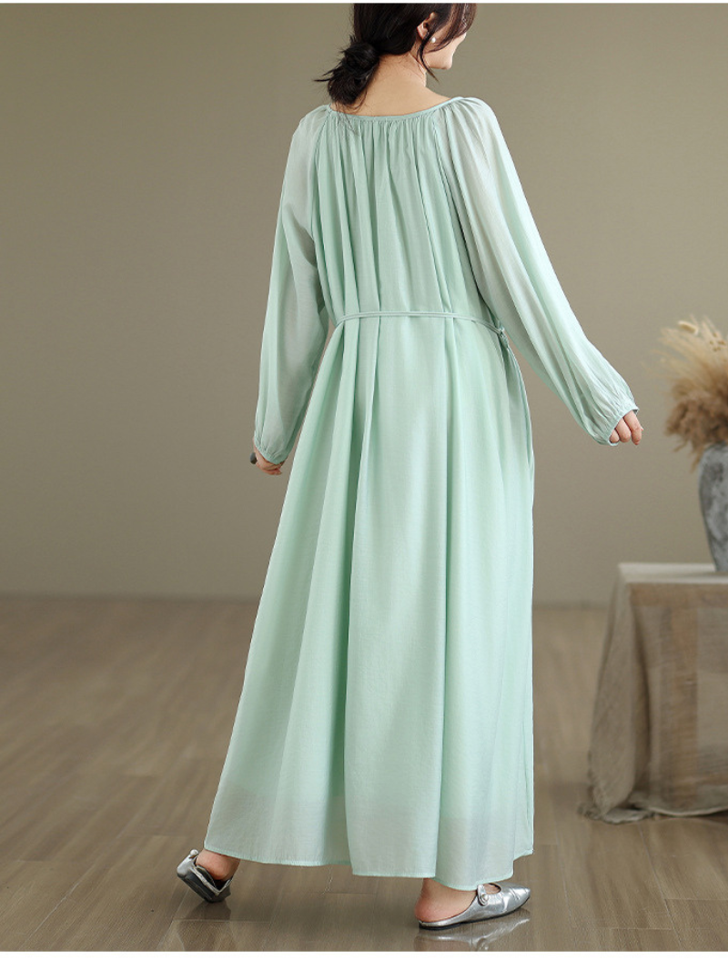 Elegant Flowy Loose A-Line Summer Dress for Women | Eva Trends