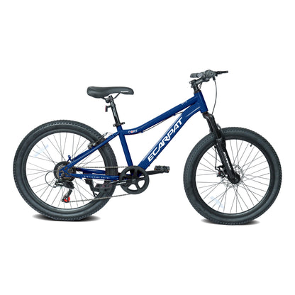 24" Youth Mountain Bike | 7-Speed, Front Disc Brake, Suspension & Alloy Rims